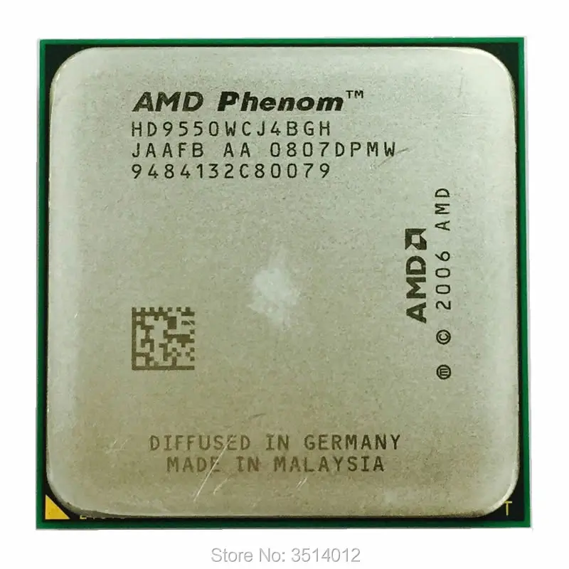 Четырехъядерный процессор AMD Phenom X4 9550 2 ГГц Разъем AM2 + HD9550WCJ4BGH | Компьютеры и офис