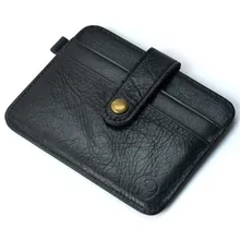wo weino OL Style Mens Wallets Luxury Famous Fashion Men Purse Slim Credit Card Holder Mini Wallet ID Case Purse Bag Pouch