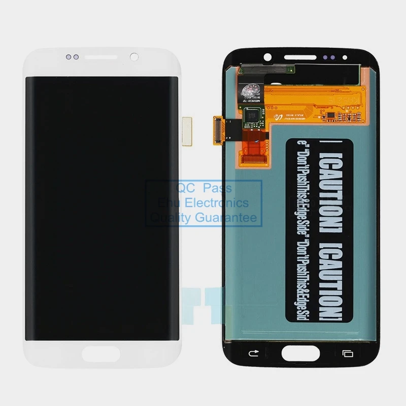 New LCD display touch screen assembly For Samsung Galaxy S6 Edge G925V G925P G925R4 G925T G925W8 G925I G925F G925A White