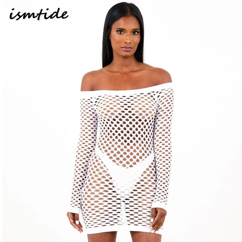 Vestido rejilla playa Clearance