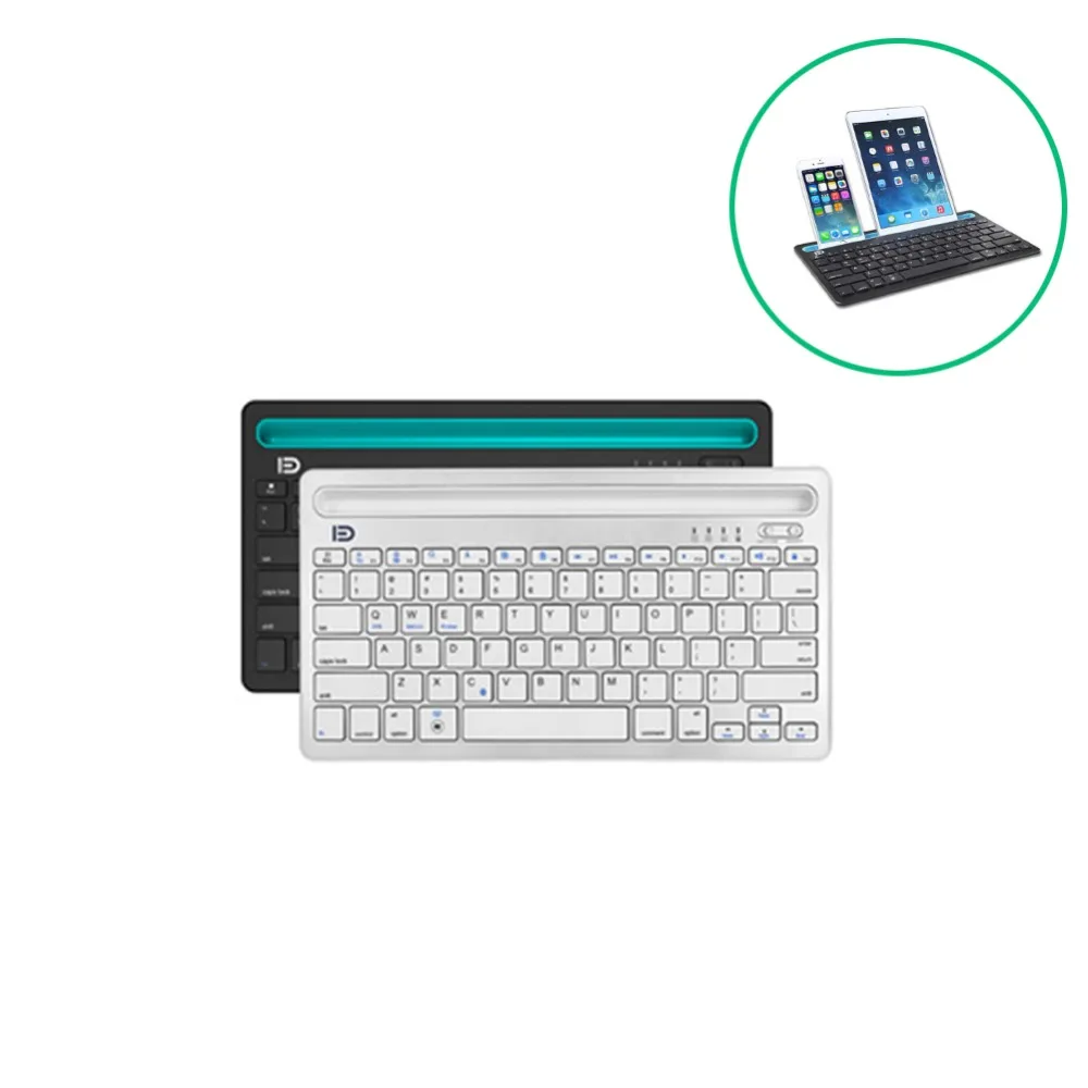 Mini Bluetooth wireless keyboard Multi Device Keyboard Portable