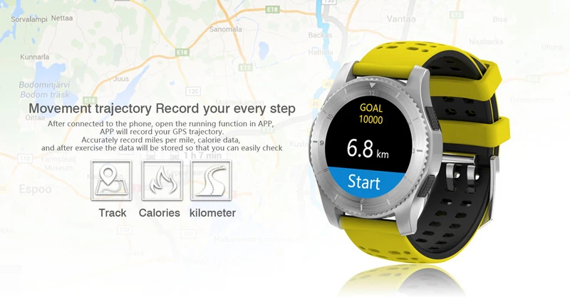 № 1 GS8 Смарт-часы-телефон с Bluetooth 4,0 SIM карты вызова сообщение напоминание монитор сердечного ритма Smartwatch для IOS Android G8 часы
