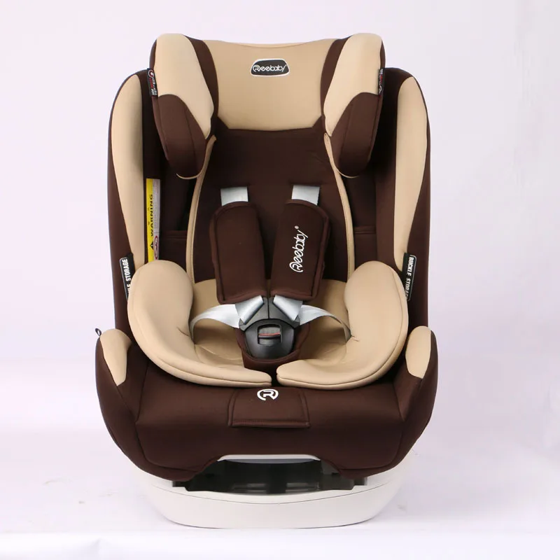 Мультяшное детское автомобильное кресло безопасности ISOfix защелка соединение пятиточечный жгут детское автомобильное безопасное сиденье трансформер автомобильное сиденье 0~ 12 - Цвет: Цвет: желтый