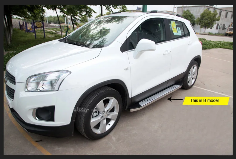 Боковая ступня педали nerf бар Беговая доска для Chevrolet TRAX топ 10 рейтинга боковая в