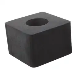Распродажа 5x1x Микрофон Интервью ABS логотип флаг куб квадратная станция 4 односторонний ударопрочный черный
