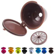 1 шт. 6 цветов Кофе Capsule Пластик капсула многоразового Многоразовые Совместимость ложка многоразового Кофе Capsule