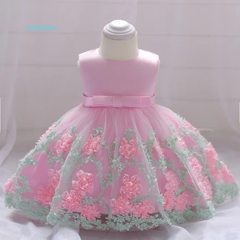 

JaneyGao Flower Girl Dresses For Wedding Party Little Girl Baby Birthday Dress Formal Gown 2018 Summer New Style Princess