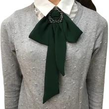 MANILAI, Модное шифоновое ожерелье с большим бантом, ожерелье, колье для женщин, черный, красный, зеленый цвета, ювелирные изделия