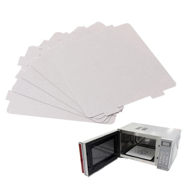 

5Pcs Mica Plates Sheets Microwave Oven Repairing Part 108x99mm Kitchen For Midea