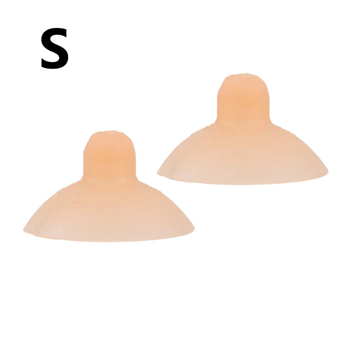 

1 Pair Self-Suction Washable Reusable Tailorable Breast Silicone Invisible Nipples Stickers for Breast Form Crossdresser Cosplay