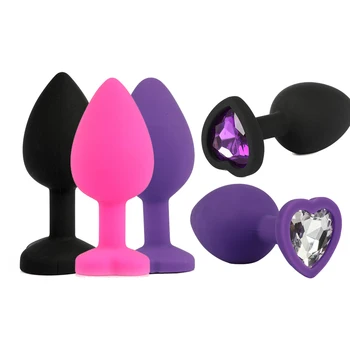 Silicone Sex Anal Toys Smooth Anal Plugs G-spot Stimulation Orgasm Massager Erotic Butt Plug Sex Products for Woman Man Sex Shop 1