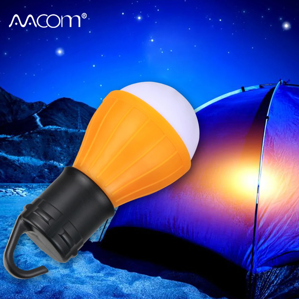 

Portable LED Camping Lantern Waterproof AAA Battery Powered LED Diode Tent Lamp Outdoor Hiking Emergency Light Bulb