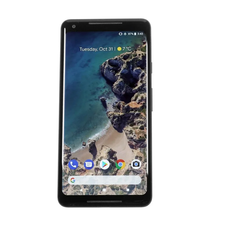 Разблокированный Google Pixel 2XL сотовый телефон 6," P-OLED экран Qualcomm835 4 Гб ram 64 Гб/128 ГБ отремонтированный телефон