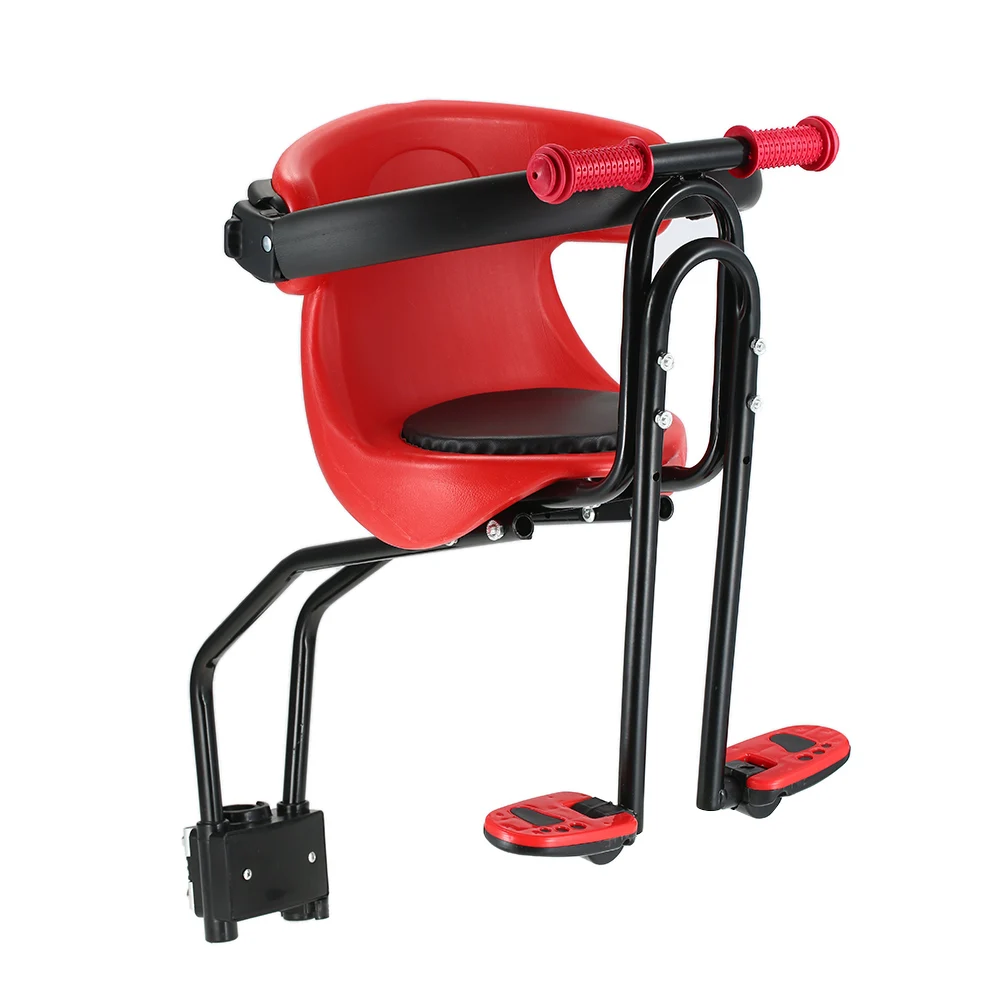 Cycling Bicycle Safe Baby Seat Child Safety Carrier Front Seat Saddle Cushion with Back Rest Foot Pedals Bicycle Baby Seat Cycling Bicycle Safe Baby Seat Child Safety Carrier Front Seat Saddle Cushion with Back Rest Foot Pedals Bicycle Baby Seat