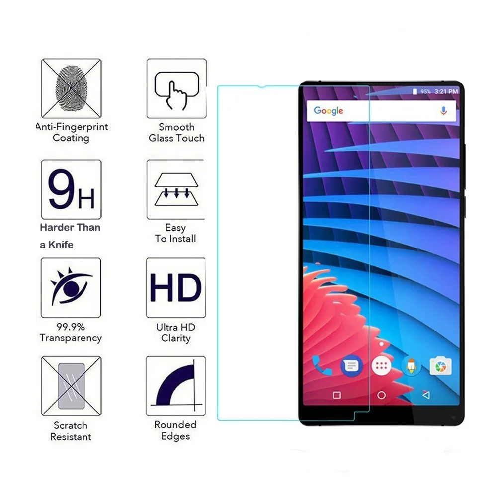 0 3 мм 2.5D Закаленное стекло для Vernee Mix 2 M5 M6 защита экрана прозрачная 9H пленка защиты