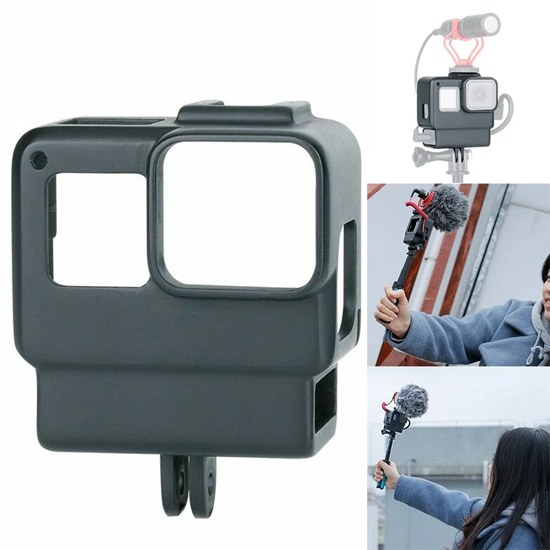 

Protective Housing Case Shell Vlogging Frame Accessories for GoPro 7 6 5 DJA99