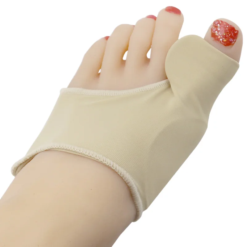 2pcs=1Pair Big Toe Hallux Valgus Corrector Orthotics Feet Care Bone Thumb Adjuster Correction Pedicure Socks Bunion Straightener