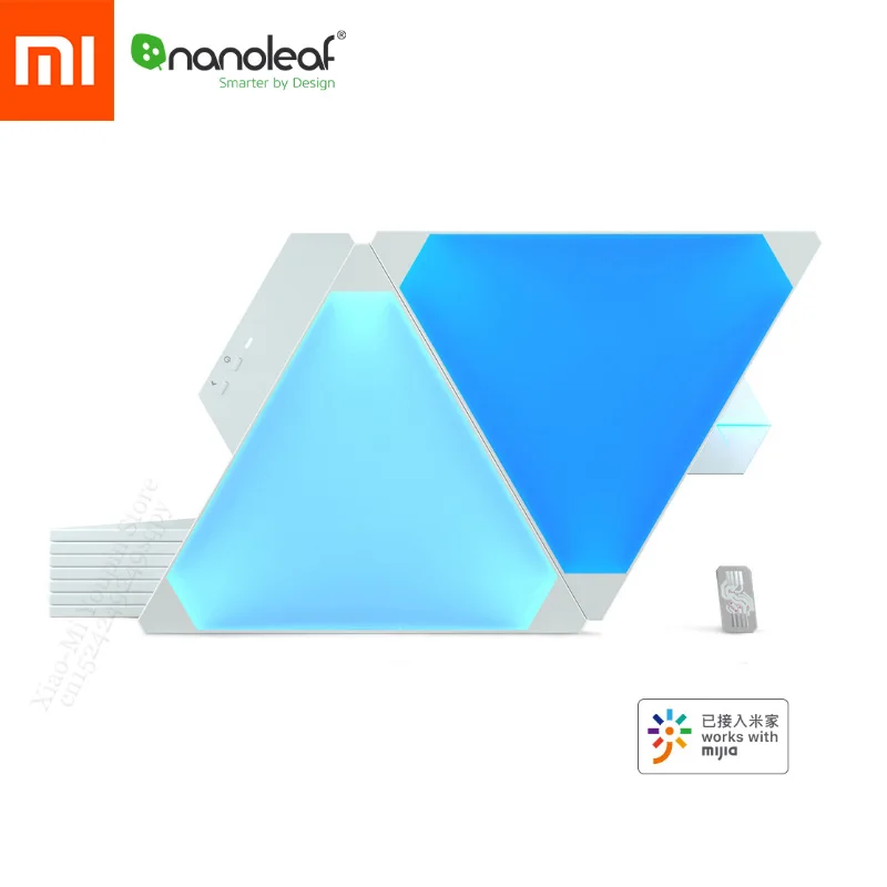 Xiaomi Nanoleaf полноцветный умный нечетный светильник для работы с Mijia для Apple Homekit Google Home настройка на заказ 4 шт./1 коробка