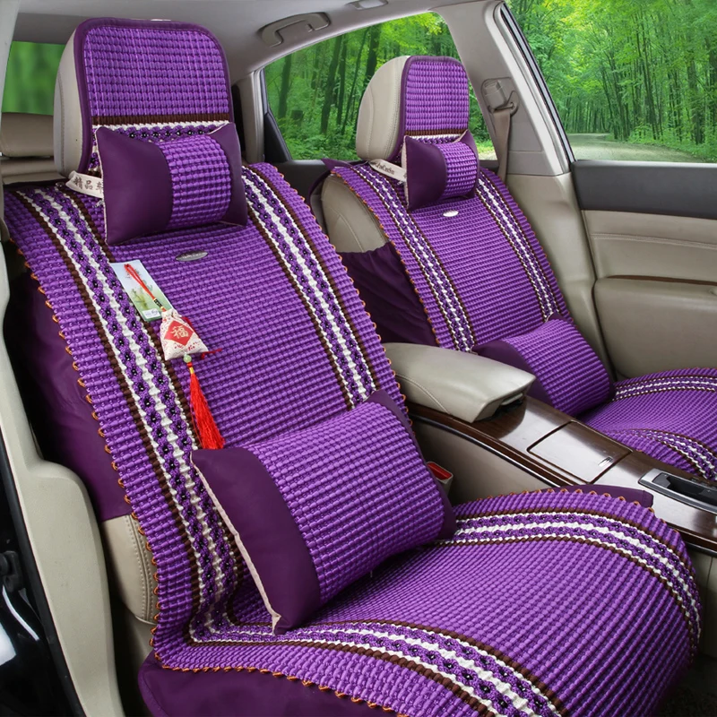 Four Seasons 5 Seats Covers For 1 Set Vehicle Seat New Summer Ice Silk four-seasons-5-seats-covers-for-1-set-vehicle-seat-new-summer-ice-silk