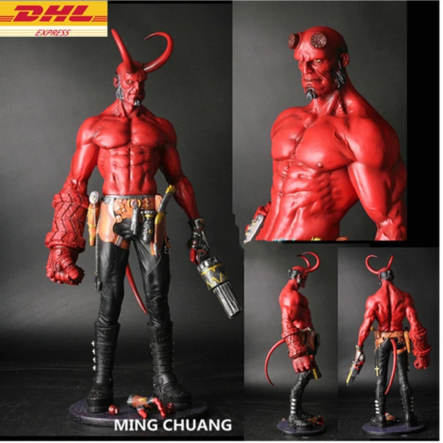 像ヘルボーイサタン息子全長肖像樹脂gk 53センチメートルアクションフィギュアコレクタブルモデルおもちゃ