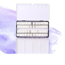 Коробка для акварельных красок с баночками Палитра для красок лоток для красок палитра коробка для красок товары для рукоделия