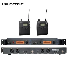 Leicozic In Ear Monitor system 2 канальный сценический ушной монитор с 2 приемником монитор Беспроводная в ухо точилка для ножей monitor studio