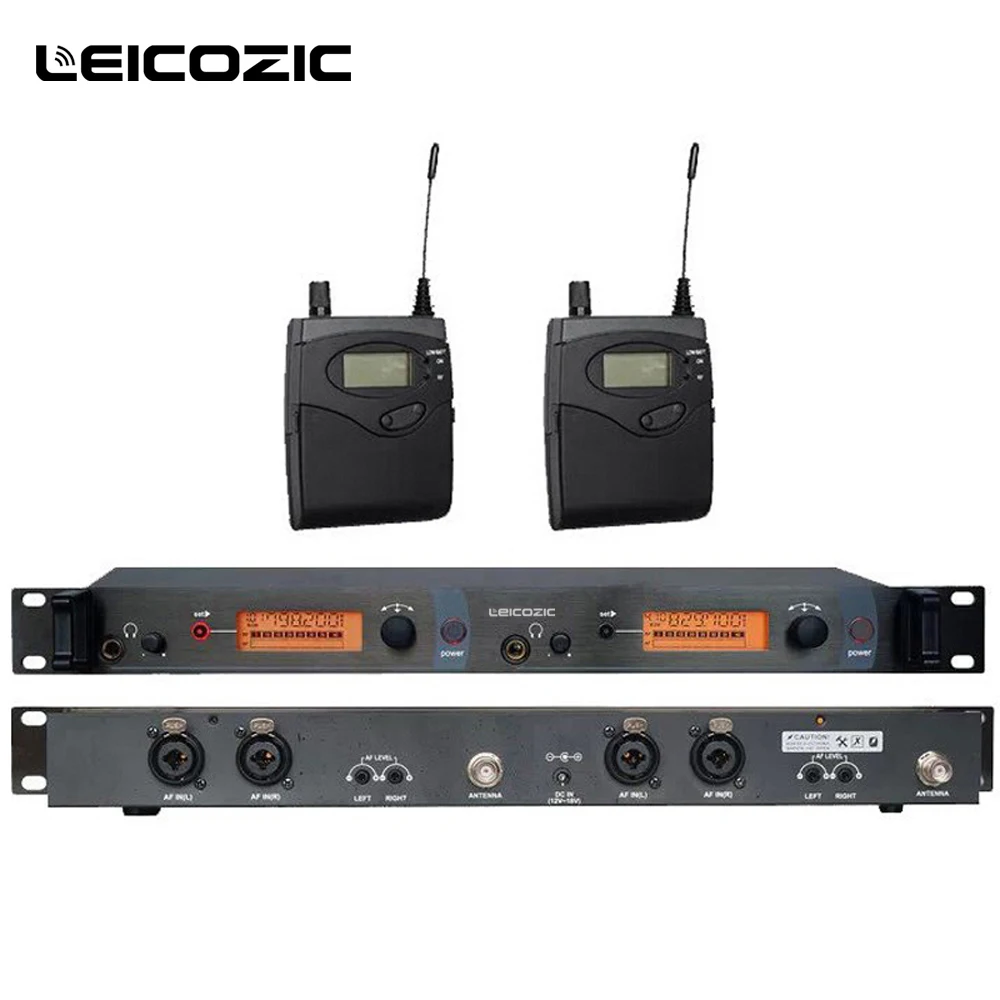 Leicozic In Ear Monitor System 2 Channel stage ear monitors with 2
