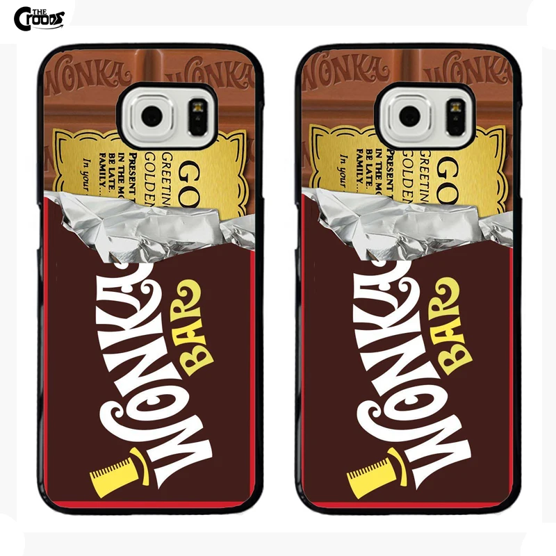 Willy Wonka Chocolate Bar hard Plastic mobile Phone Case Cover For