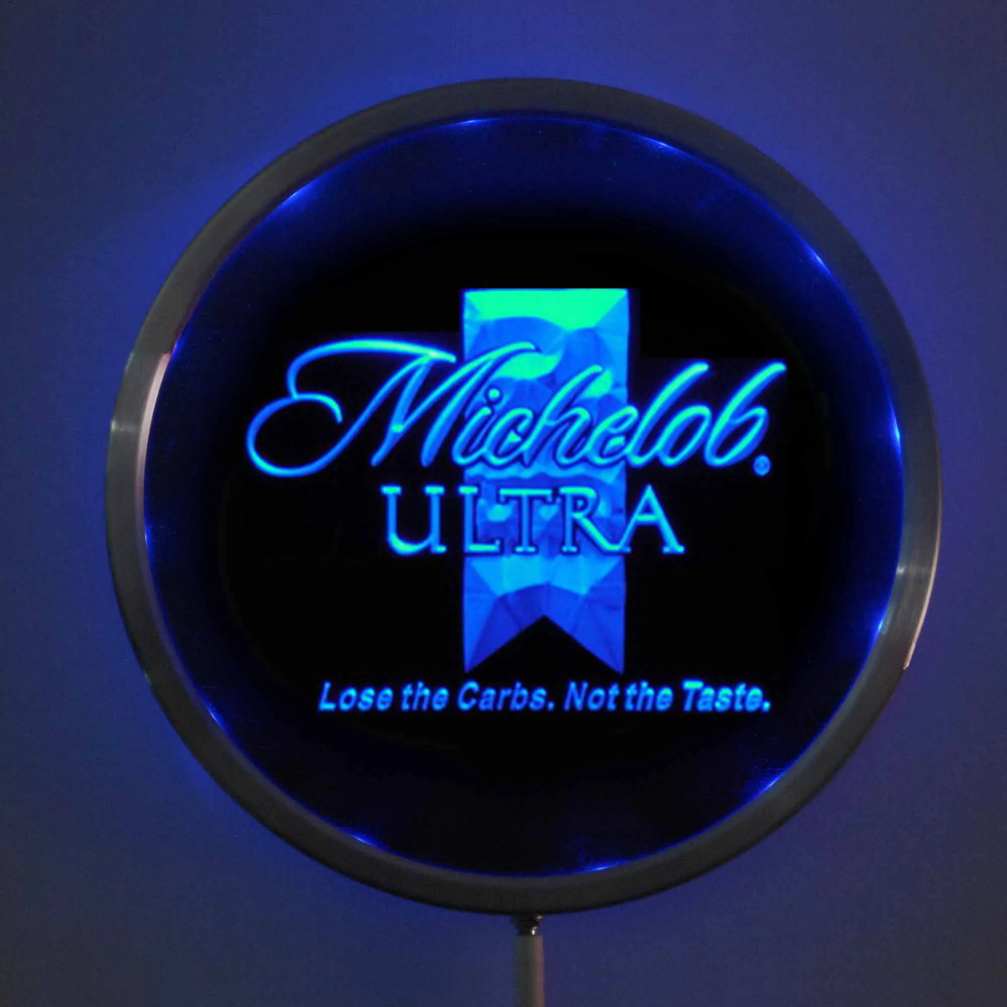 

rs-a0051 Michelob Ultra Beer LED Neon Round Signs 25cm/ 10 Inch - Bar Sign with RGB Multi-Color Remote Wireless Control Function