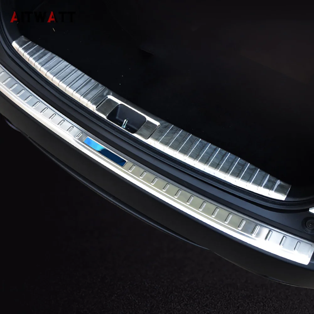 

Stainless Steel Outer Rear Bumper Sill Trunk Pedal Protective Cover 1Pcs Car Styling Fit For Honda HRV HR-V Vezel 2014 2015 2016