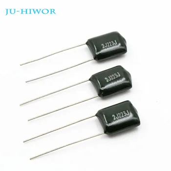 

100pcs/lot DIP 2J223J Polyester Film Capacitors 630V 22nF Through Hole TOL:5%