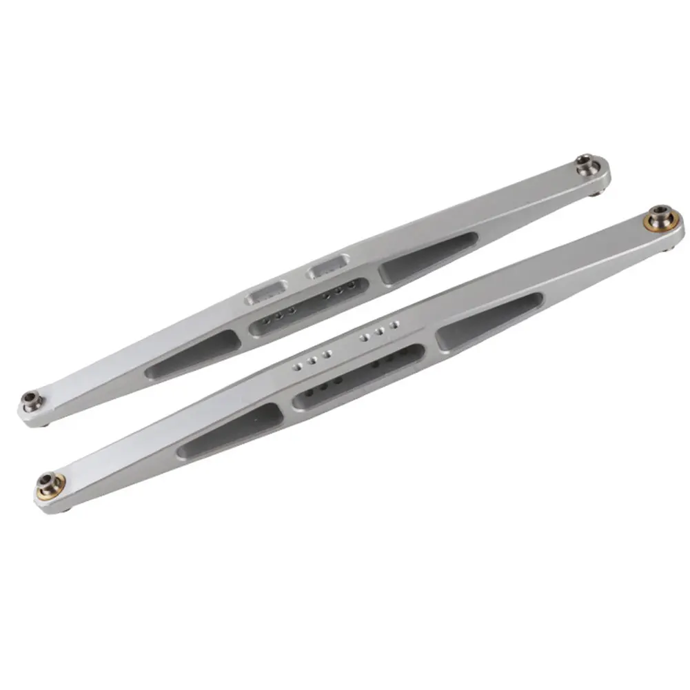 

1Pair Upgrade Parts Vehicles Toys Racer Pull Rod Durable Silver Front Swing Rear Accessories Lower Suspension RC Car Arms Truck