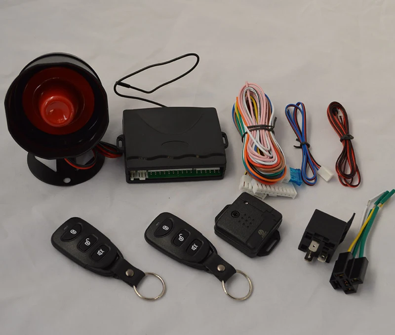 Remote Control Central Kit Door Lock One - way car alarm anti  theft alarm  with remote control Vibration alarm
