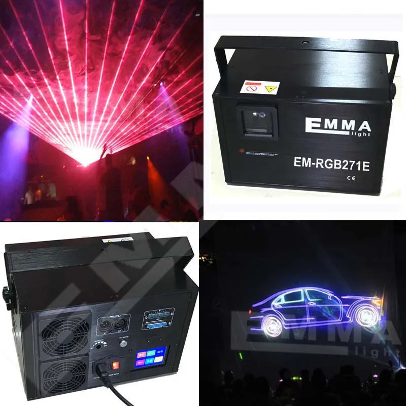 Moving RGB Full Color Laser Light Analog Laser Animation dj laser