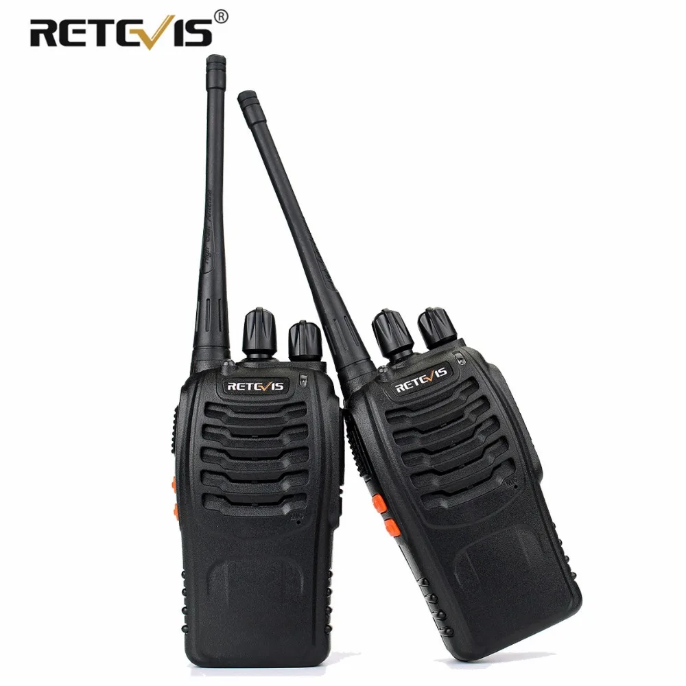 

2 pcs Retevis H777 Handy Walkie Talkie Handheld Transceiver UHF 400-470MHz Frequency Portable Two-Way Radio Station Communicator