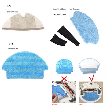 

Intelligent Robot Vacuum Cleaner Parts Mop Cloths for Xiaomi/Mijia Vacuum Cleaner Dry Wet Mopping Cleaning