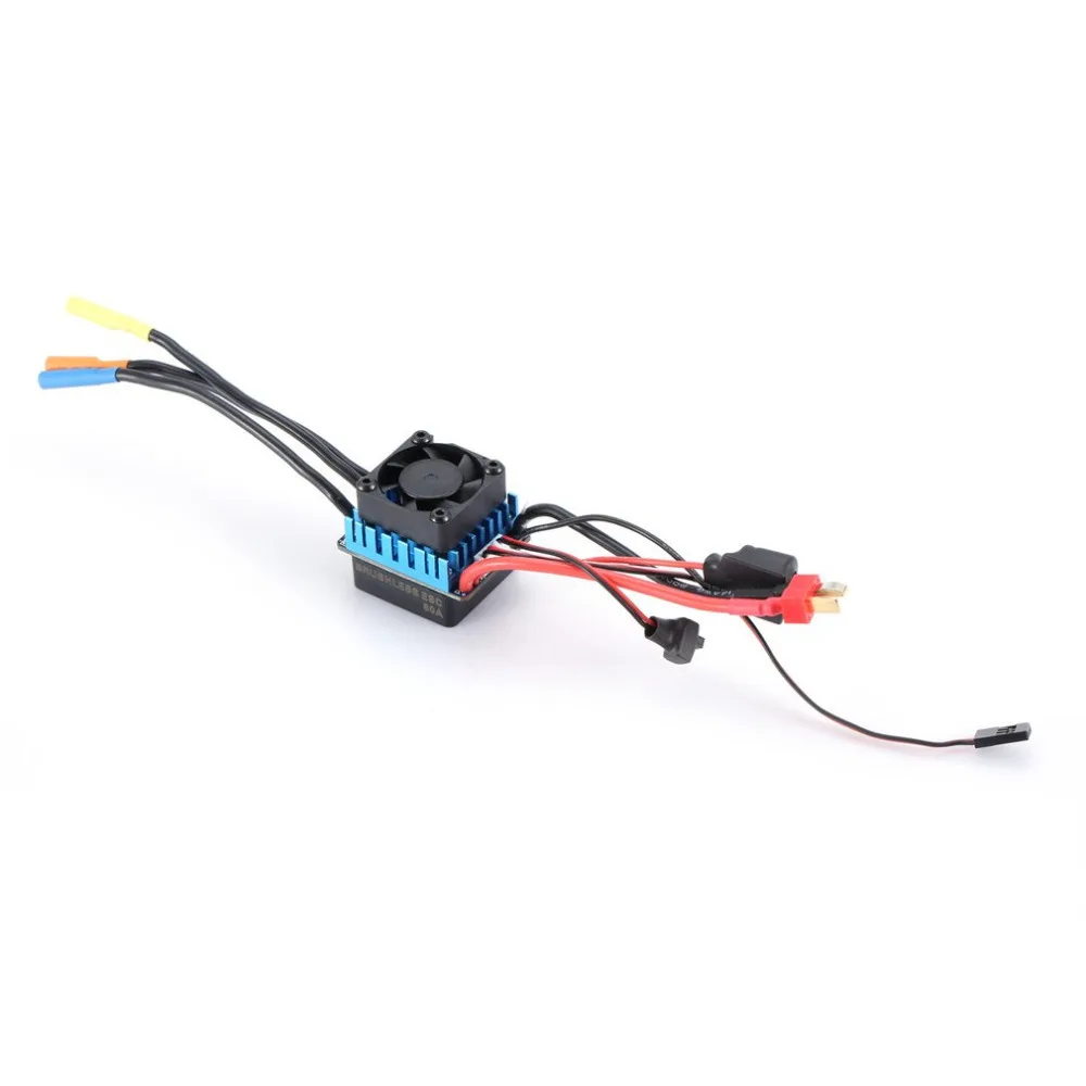 

OCDAY 3650 3900KV Motor Sensorless Brushless with 60A Brushless ESC Electric Speed Controller for 1/10 Scale RC Toy Car parts