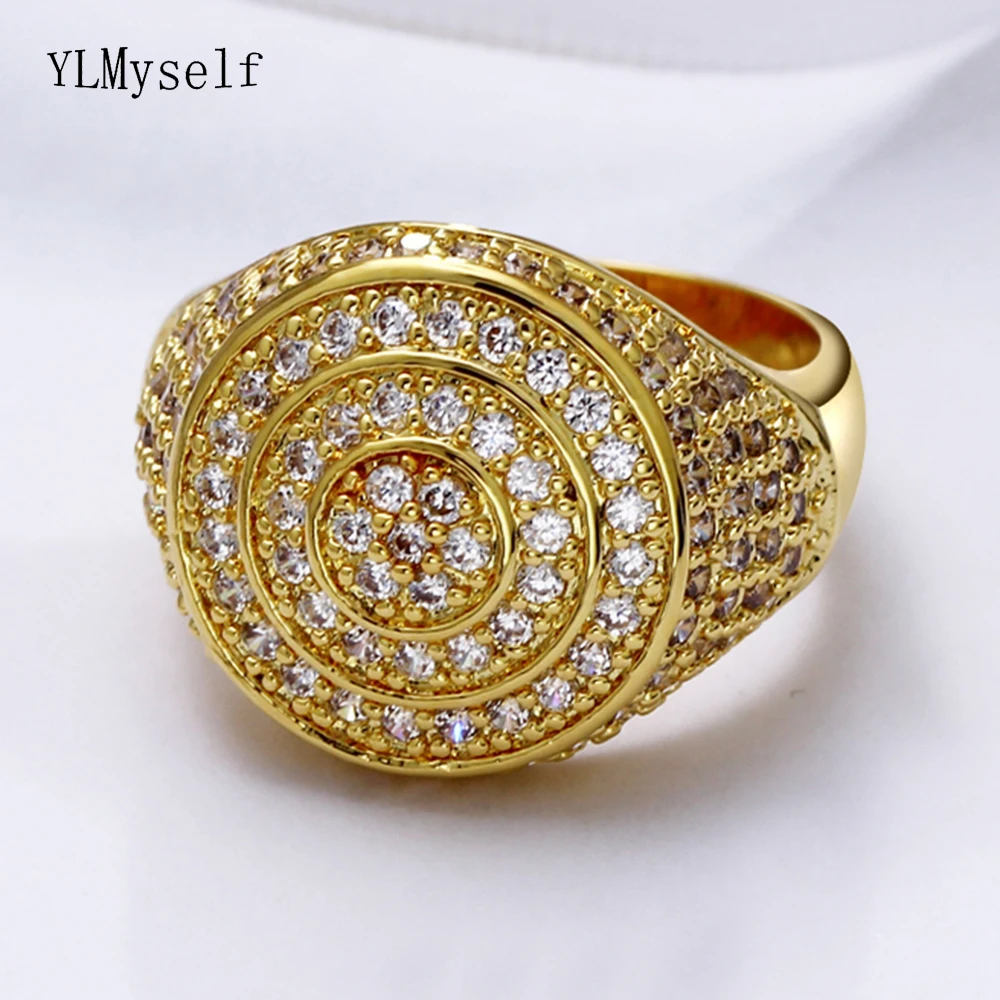 

Limited Quantity Sale Beautiful Dsign Jewelry Very Fast Shipping Elegant Jewellery Great Crystal Gold Color Finger Rings