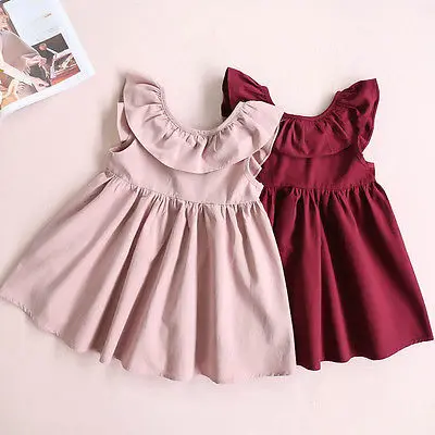 

Dresses Children Baby Kids Girls Clothes Short Sleeve Bowknot Princess Summer Dress Clothes Kid 2 3 4 5 6 7 Years New