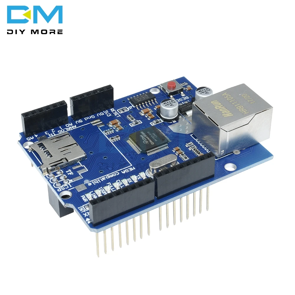 Ethernet щит W5100 Для Arduino основная плата RJ45 UNO ATMega 328 1280 MEGA2560 плата расширения сети модуль с Micro SD слот