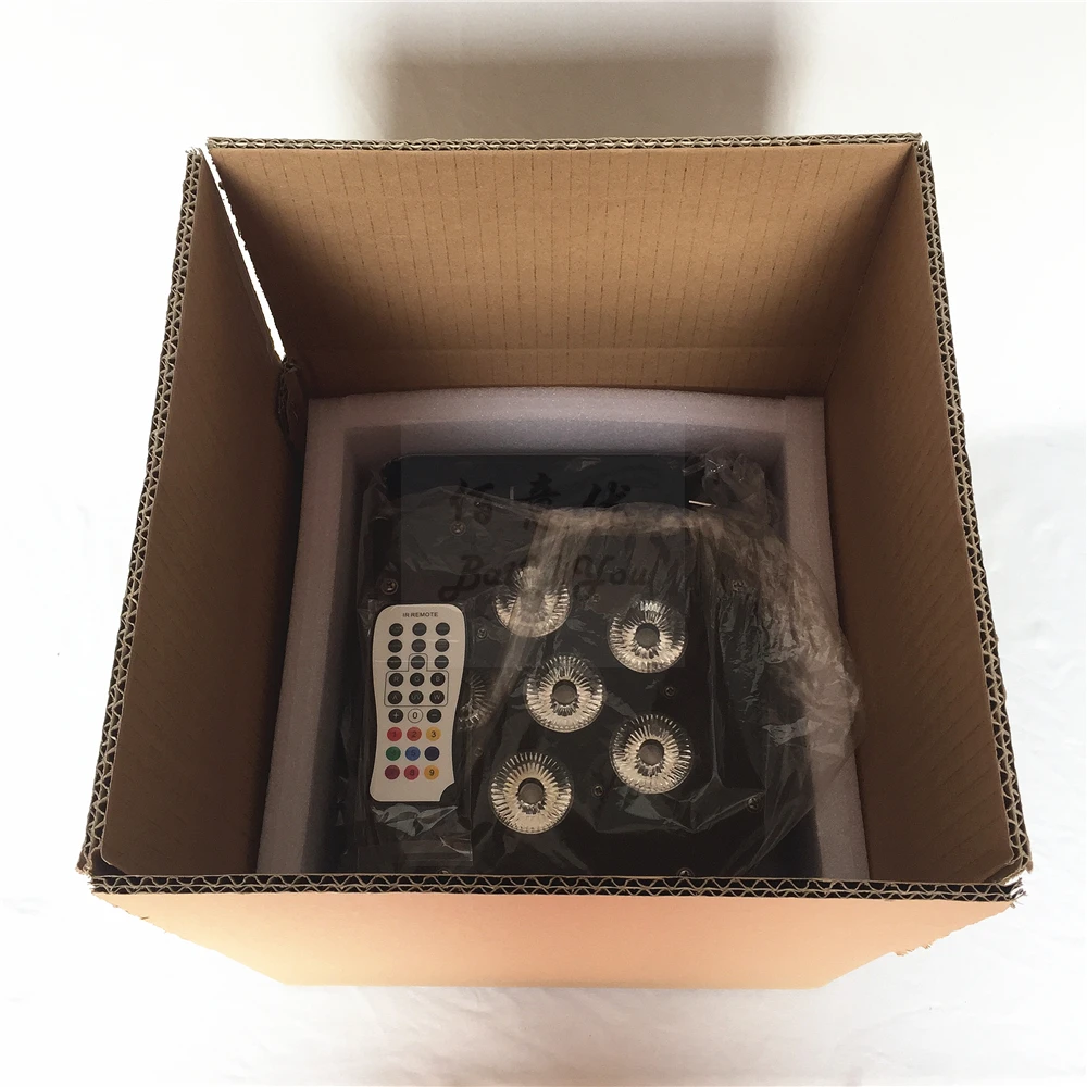 6pcs Battery Flat PAR 15