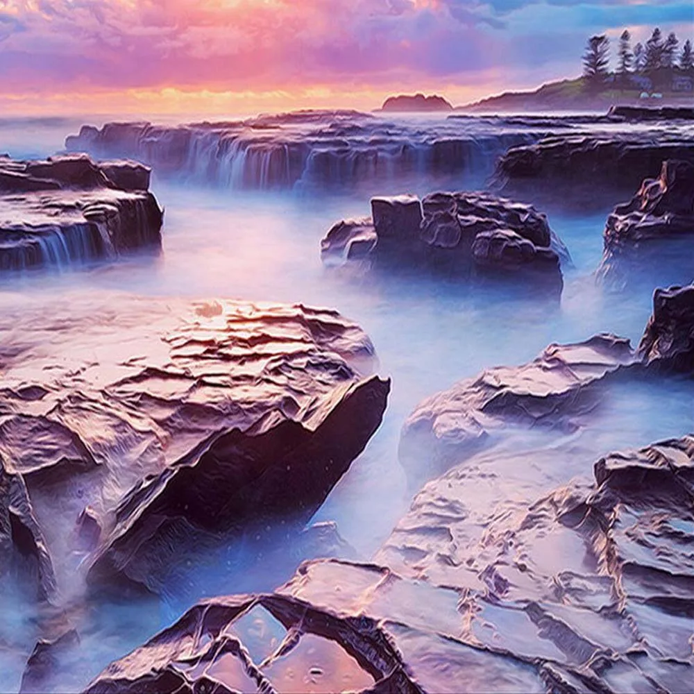 Landscape Water Photo Mural Wallpaper Living Room TV Background Home