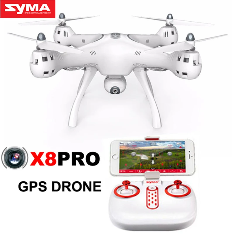 

SYMA X8PRO RC Smart Drone Selfie Remote Control Aircraft With Camera Wifi FPV Transmision GPS Function Controller Helicopter