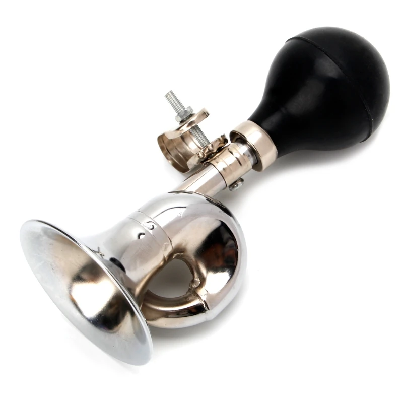 Bicycle Retro Air Horn Bell Trumpet Rubber Squeeze Bulb Crisp Bike
