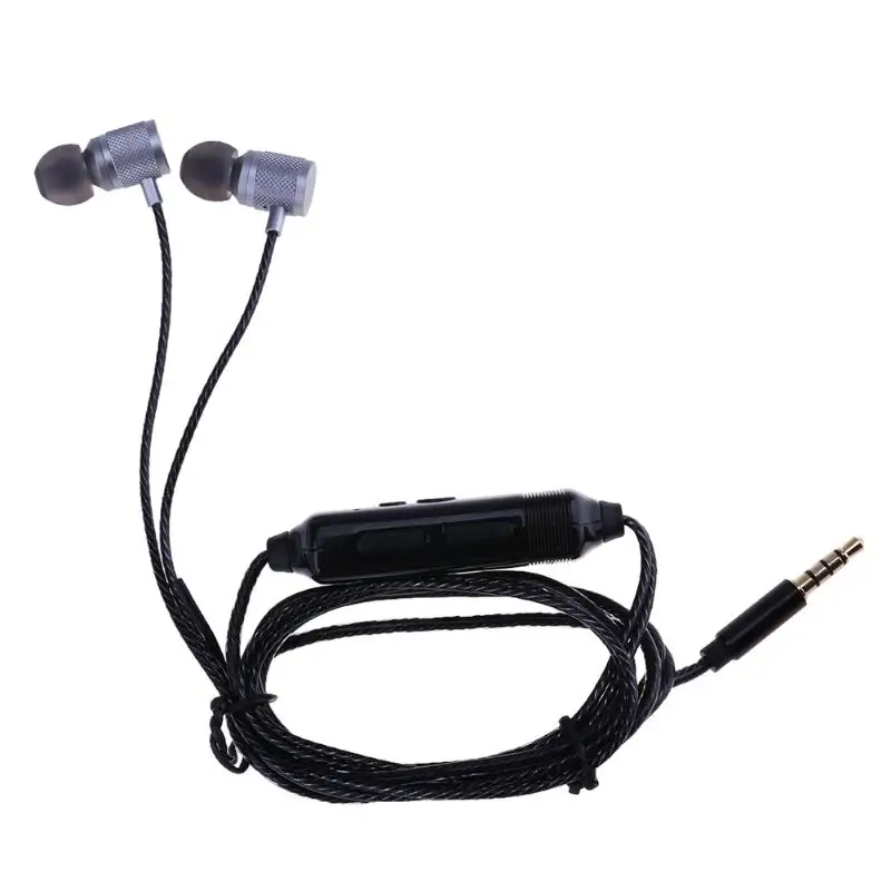 

Universal In Ear Earphone Stereo 3.5mm Wired Earpiece with Sound Recording MP3 Play Function for iPhone