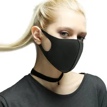 3 шт. модные маски от пыли для мужчин и женщин анти-туман дымка пыльца Pm2.5 дышащие черные и белые маски могут быть повторной очистки