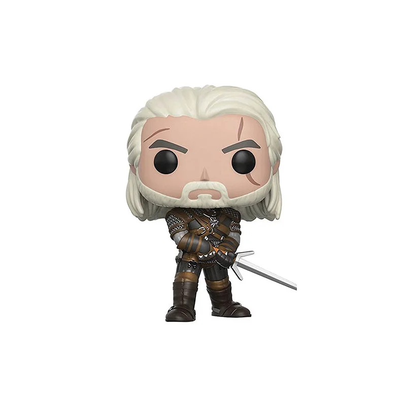 Экшн фигурка виниловая FUNKO POP The Wicher Geralt & Ciri Коллекционная модель игрушки для