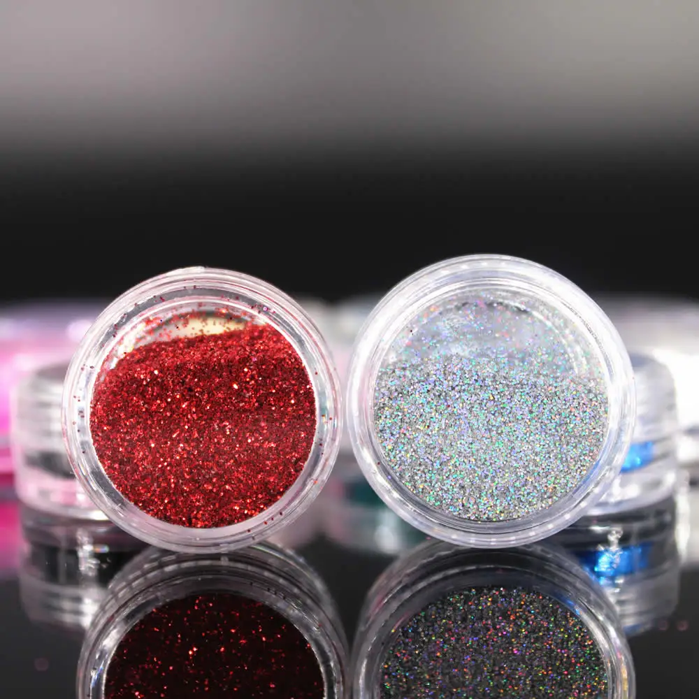 2019 New Silver 12Colors Optional Monochrome Eye Powder Shadow Women Beauty Eye Make Up Shinning Glitter Powder Makeup Pal CHTB1