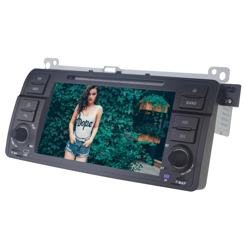 Автомагнитола 7 дюймов 1 Din Android 8 Восьмиядерный процессор 2 + 32 ГБ Wi Fi/GPS/Navi/Bluetooth/DSP