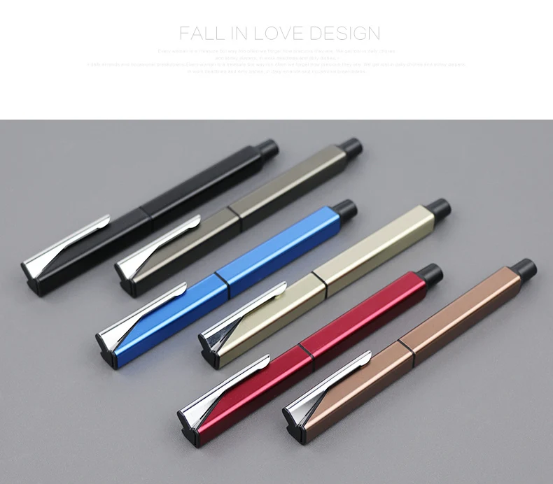 Novo do Metal Caneta do Logotipo da Empresa de Impressão Feita sob Encomenda por Atacado Lote Mais Gel Pen Caneta Promocional 500 Pçs - 6 Gel Pen Caneta Promocional Caneta Do Logotipo